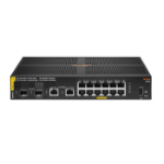 HPE HPE Aruba 6000 12G Class4 PoE 2G/2SFP 139W Switch - Switch - Managed - 12 x 10/100/1000 (PoE+) + 2 x Gigabit SFP + 2 x 1000Base-T - rack-mountable - PoE (139 W)