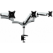 Amer HYDRA3 monitor mount / stand 71.1 cm (28") Clamp Black, Chrome, White