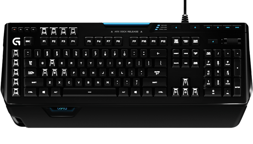 Logitech G G910 Orion Spectrum keyboard USB QWERTY English Black