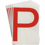 Brady TS-152.40-514-P-RD-20 self-adhesive symbol 20 pc(s) Red Letter