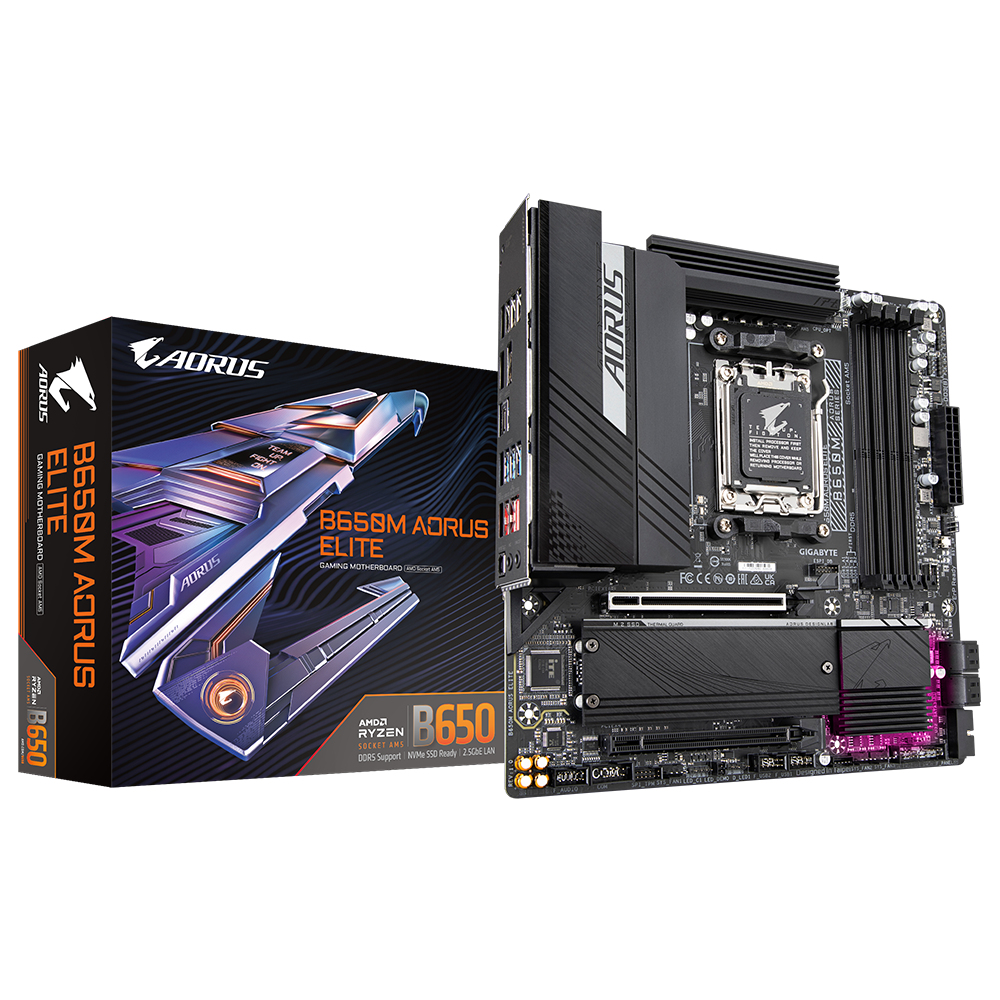 B650M AORUS ELITE GIGABYTE TECH GA-B650M-AORUS Elite (AM5) (D)