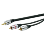Schwaiger TFS2215HQ 533 audio kabel 1,5 m 3.5mm Zwart