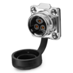 Alcasa S3 IC03-20P302 Zwart 3-pin