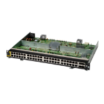 HPE Aruba Networking CX 6400 48-port 1GbE Class 4 PoE and 4-port SFP56 v2 Module