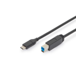 Digitus USB Type-C connection cable, Gen2, Type-C to B