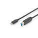 Digitus USB Type-C connection cable, Gen2, Type-C to B