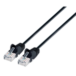 Intellinet IEC-C6A-BK-7-SLIM networking cable Black 78.7" (2 m) Cat6 U/UTP (UTP)