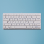 R-Go Tools Compact R-Go ergonomic keyboard, QWERTZ (DE), wired, white