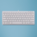 R-Go Tools Compact Ergonomisch toetsenbord R-Go , toetsenbord, plat design, QWERTZ (DE), bedraad, wit