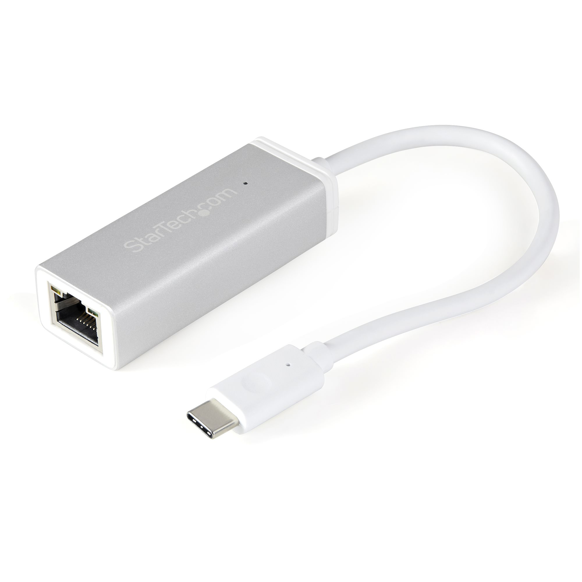 Image of StarTech.com USB-C to Gigabit Network Adapter - Silver