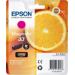 Epson Oranges 33 M cartucho de tinta 1 pieza(s) Original Rendimiento estándar Magenta