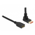 DeLOCK DisplayPort extension cable male 90° upwards angled to female 8K 60 Hz 1 m