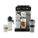 De’Longhi Eletta Explore Fully Automatic Bean to Cup Coffee Machine with Milk Frother - Silver