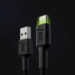 Green Cell KABGC06 USB-kabel 1,2 m USB A USB C Zwart