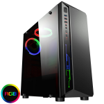 CIT Blitz RGB Mid-Tower Gaming Case With Full Acrylic Window