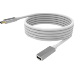 Vision TC 2MUSBCEXT USB-kabel 2 m USB 3.2 Gen 2 (3.1 Gen 2) USB C Wit