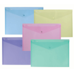 Snopake GRS ReBorn Polyfile A4 Pastel Asstd- 5 Files