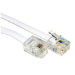 Cables Direct 3m RJ-11/RJ-11 White