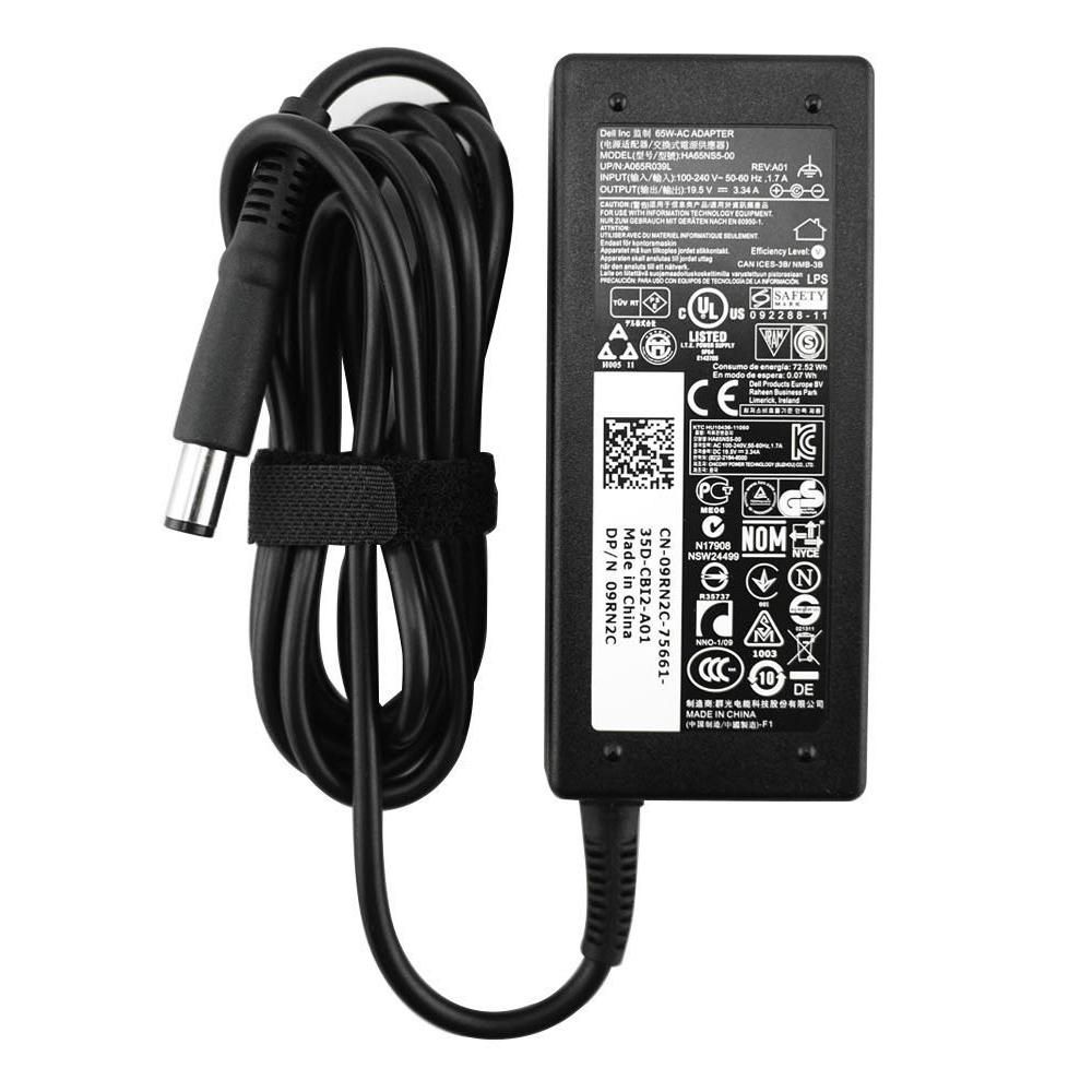 Dell 65W Barrel (7.4 X 5Mm) Ac Adapter With Uk Plug