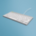 R-Go Tools Ergonomic keyboard R-Go Compact Break, compact keyboard with break software, AZERTY (BE), wired, white