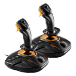 Thrustmaster T.16000M FCS SPACE SIM DUO Black, Orange USB Joystick Analogue / Digital PC