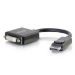C2G 54321 video cable adapter 7.87" (0.2 m) DisplayPort DVI-D Black