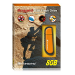 Transcend V series JetFlash V70, 8GB USB flash drive USB Type-A 2.0 Orange