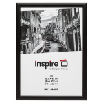 Photo Album Co Poster/Photo Frame A3 Wood Frame Plastic Front Black - PAWFA3B-BLK