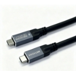 Vivolink USB-C to USB-C Cable 1m - USB4, 40Gbps, 100W PD, 8K, Enterprise-tested USB cable USB4 Gen 2x2 USB C 40 Gbit/s 240 W Black