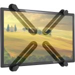 Techly ICA-LCD VESA-M100 68,6 cm (27") Paal Zwart