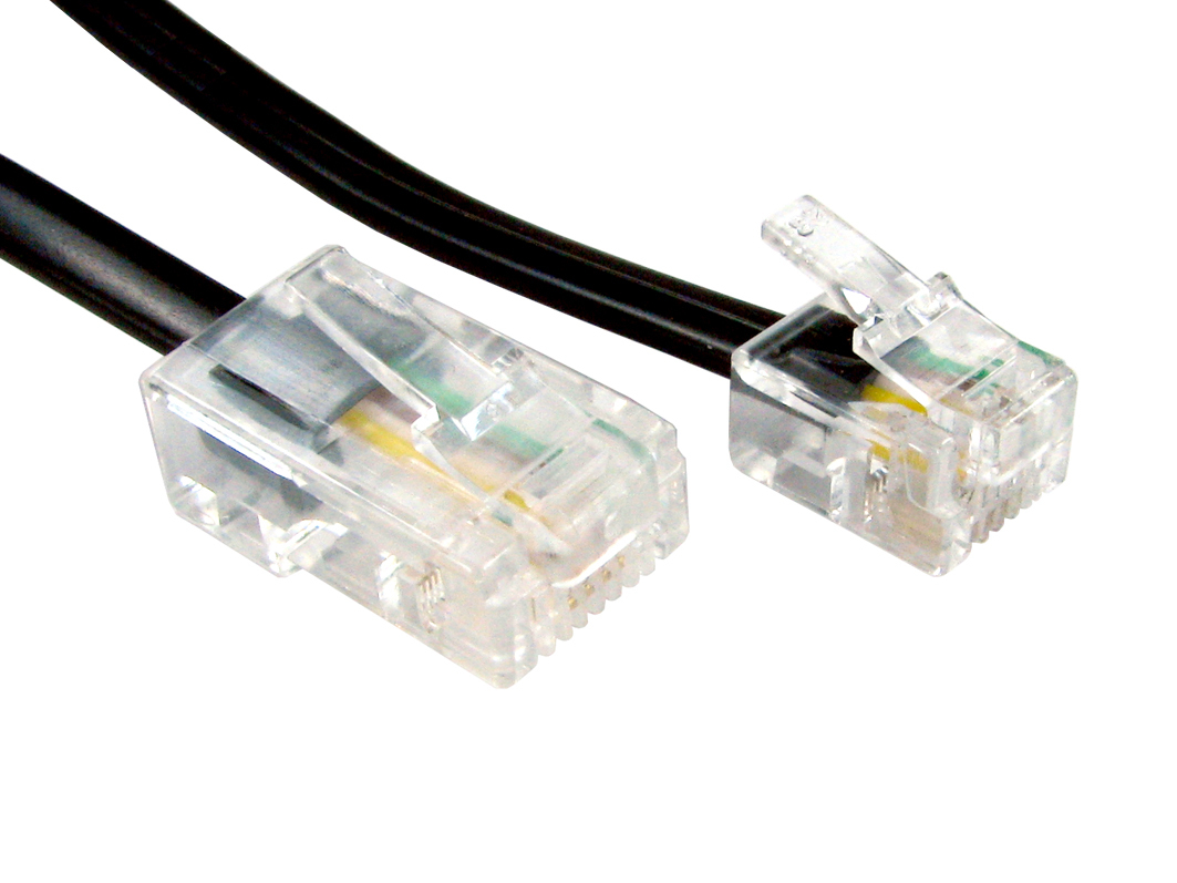 Photos - Cable (video, audio, USB) Cables Direct RJ11/RJ45 3m Black 88BTRJ-003K 