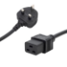 connektgear 1.25m UK Mains Power Cable - UK Plug to C19 Socket