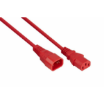 Kabelmeister SK1430-R020 power cable Red 2 m IEC C14 IEC C13