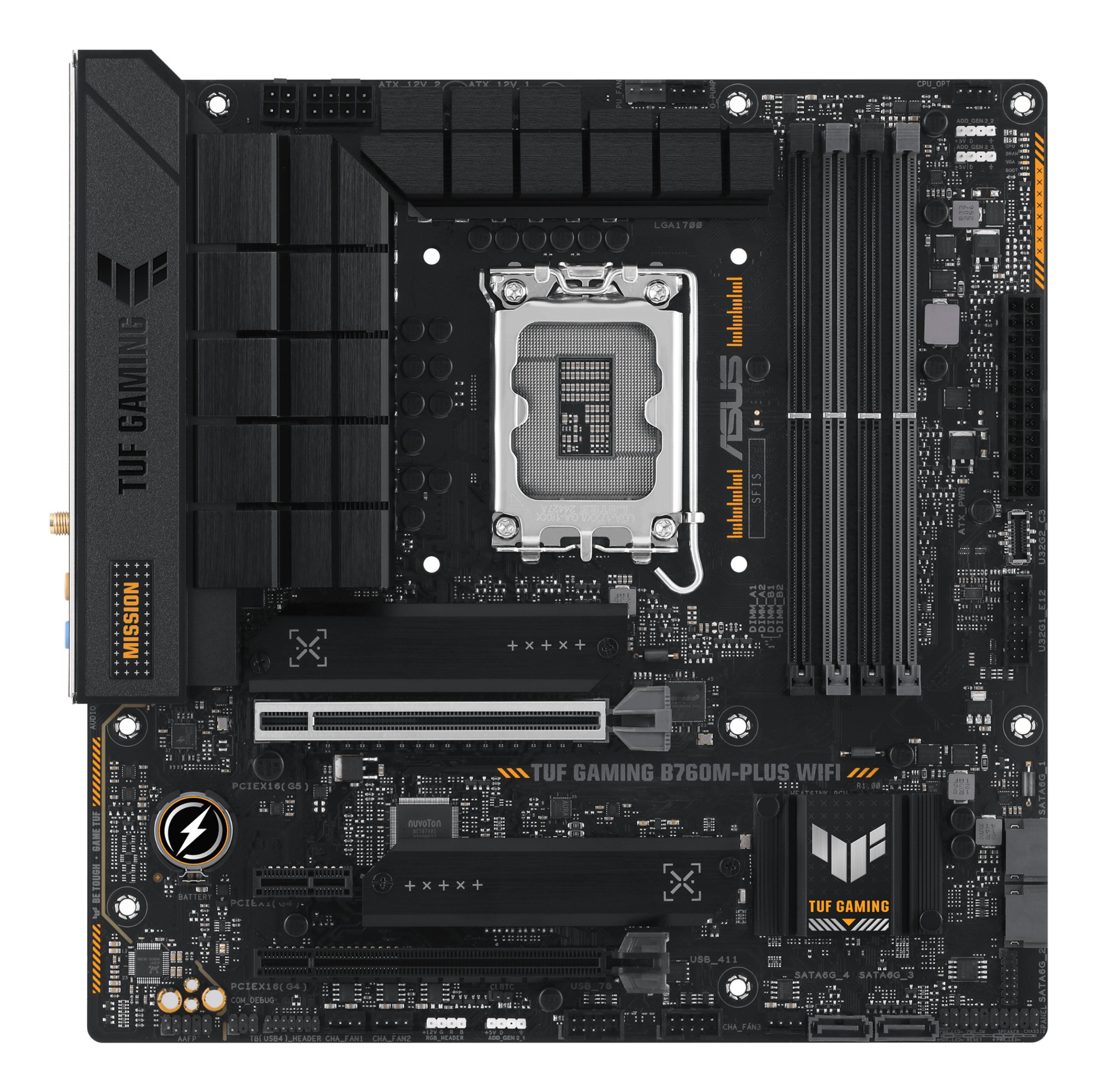 ASUS TUF GAMING B760M-PLUS WIFI Intel B760 LGA 1700 micro ATX