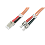 Digitus Fiber Optic Multimode Patch Cord, LC / ST