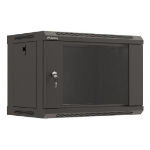 Lanberg WF03-5306-10B rack cabinet 6U Wall mounted rack Black