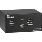 Inter-Tech AS-22HUS KVM switch Black