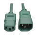 Tripp Lite P004-002-AGN power cable Green 23.6" (0.6 m) C13 coupler C14 coupler
