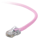 Belkin Cat5e Patch Cable, 14ft, 1 x RJ-45, 1 x RJ-45, Pink networking cable 167.7" (4.26 m)