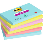 Post-It Super Sticky Notes 76x127mm 90 Sheets Cosmic Colours (Pack 6) 7100242784