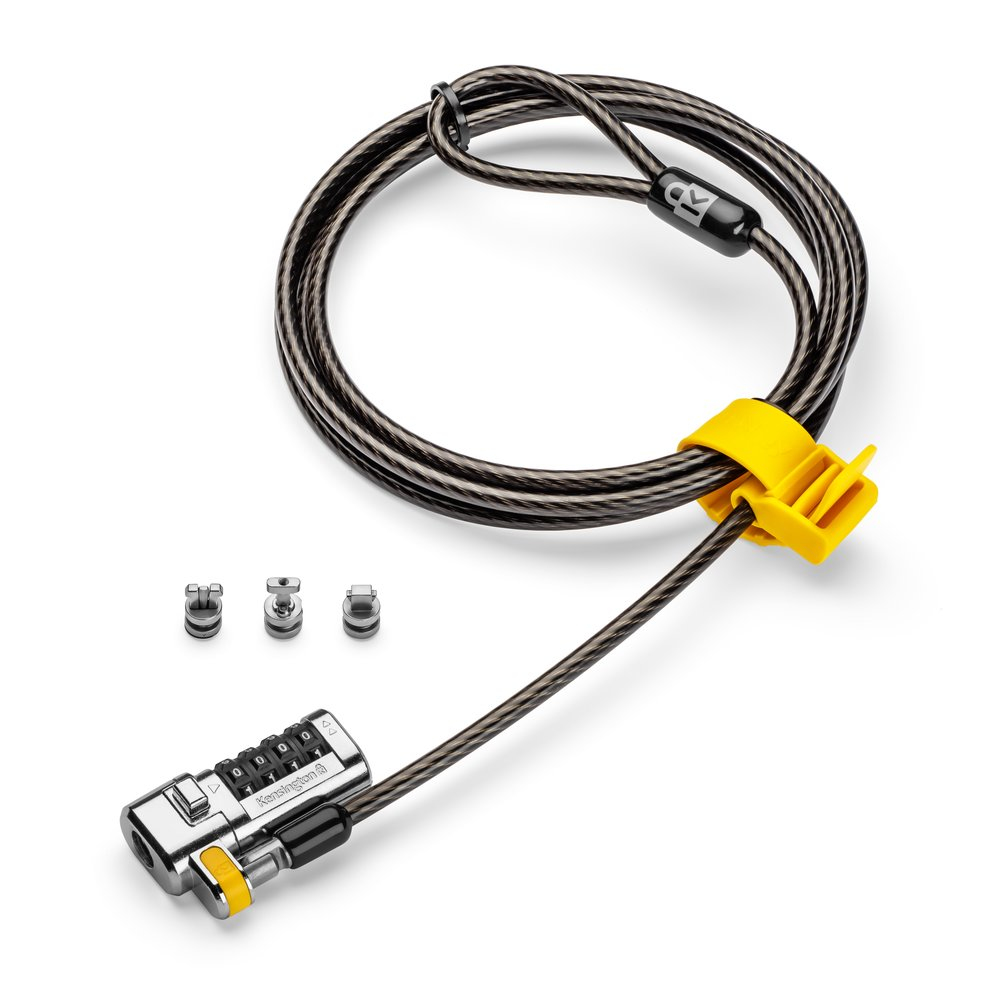 Photos - Cable (video, audio, USB) Kensington ClickSafe 3-in-1 Combination Lock (T-Bar, Nano & Wedge K681 