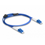 DeLOCK 87919 InfiniBand en Glasvezelkabel 1 m LC Blauw