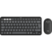 Logitech Pebble 2 Combo keyboard Mouse included Universal RF Wireless + Bluetooth QWERTY UK English Graphite