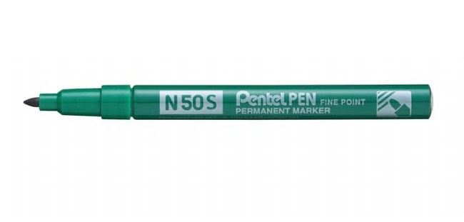 Image of Pentel N50S marker 1 pc(s) Green Bullet tip