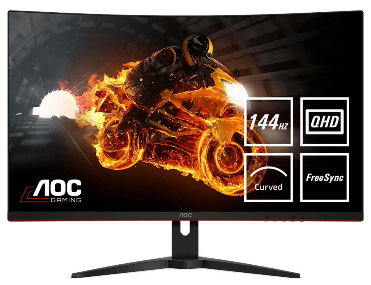AOC Gaming CQ32G1 LED display 81.3 cm (32") 2560 x 1440 pixels Quad HD LCD Black AOC Gaming CQ32G1 LED display 81.3 cm (32") 2560 x 1440 pixels Quad HD LCD Black