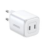 Ugreen Quick charger 2x USB-C GaN 45W QC PD - White