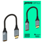 PREVO DPM-HDMIF-ADA video cable adapter 0.2 m DisplayPort HDMI Type A (Standard) Black