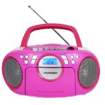 Blaupunkt BB16PK CD player Portable CD player Pink