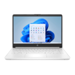 HP 14-dq0052dx Intel® Celeron® N4120 Laptop 14" HD 4 GB DDR4-SDRAM 64 GB eMMC Wi-Fi 5 (802.11ac) Windows 11 Home in S mode White