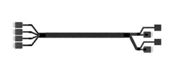 Image of Intel A2U4PSWCXCXK1 Serial Attached SCSI (SAS) cable 0.755 m Black